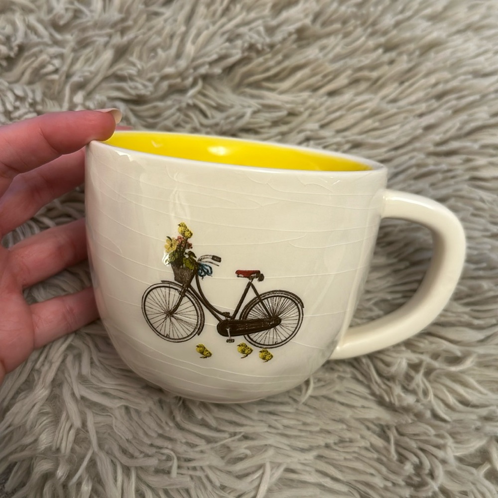 Rae Dunn Bicycle and Chick Mug